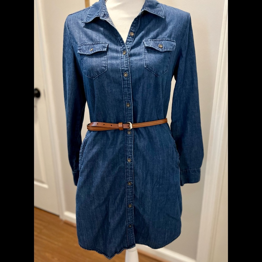 {Banana Republic} chambray dress